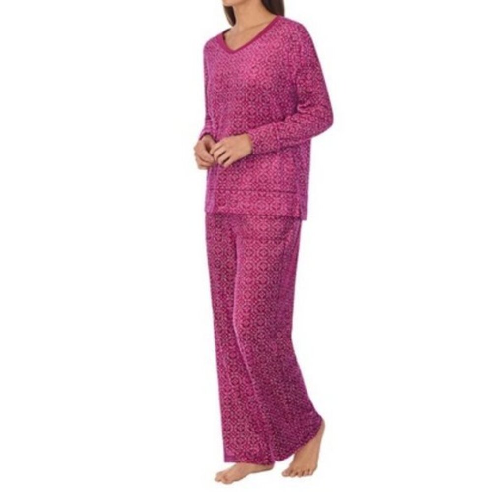 BRAND NEW MISSING TAGS Nautica Fleece Pajamas Purple Berry